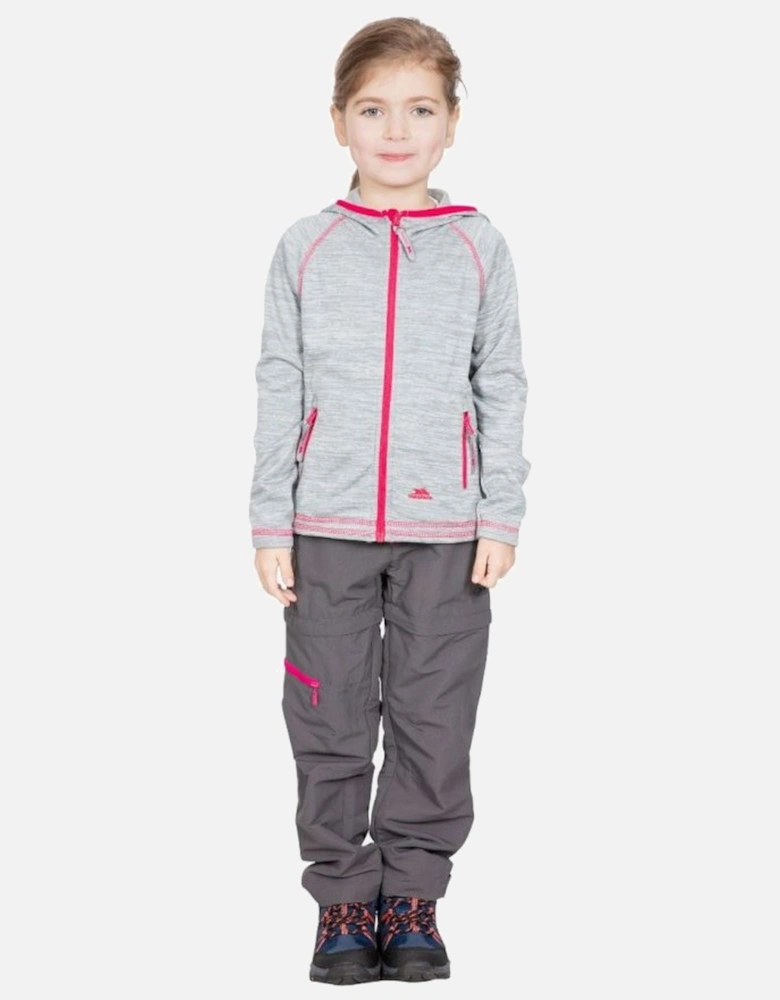 Childrens Girls Goodness Full Zip Hooded Fleece Jacket