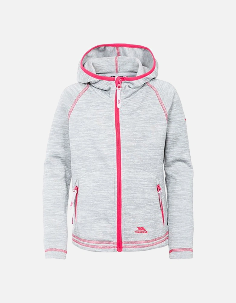 Childrens Girls Goodness Full Zip Hooded Fleece Jacket