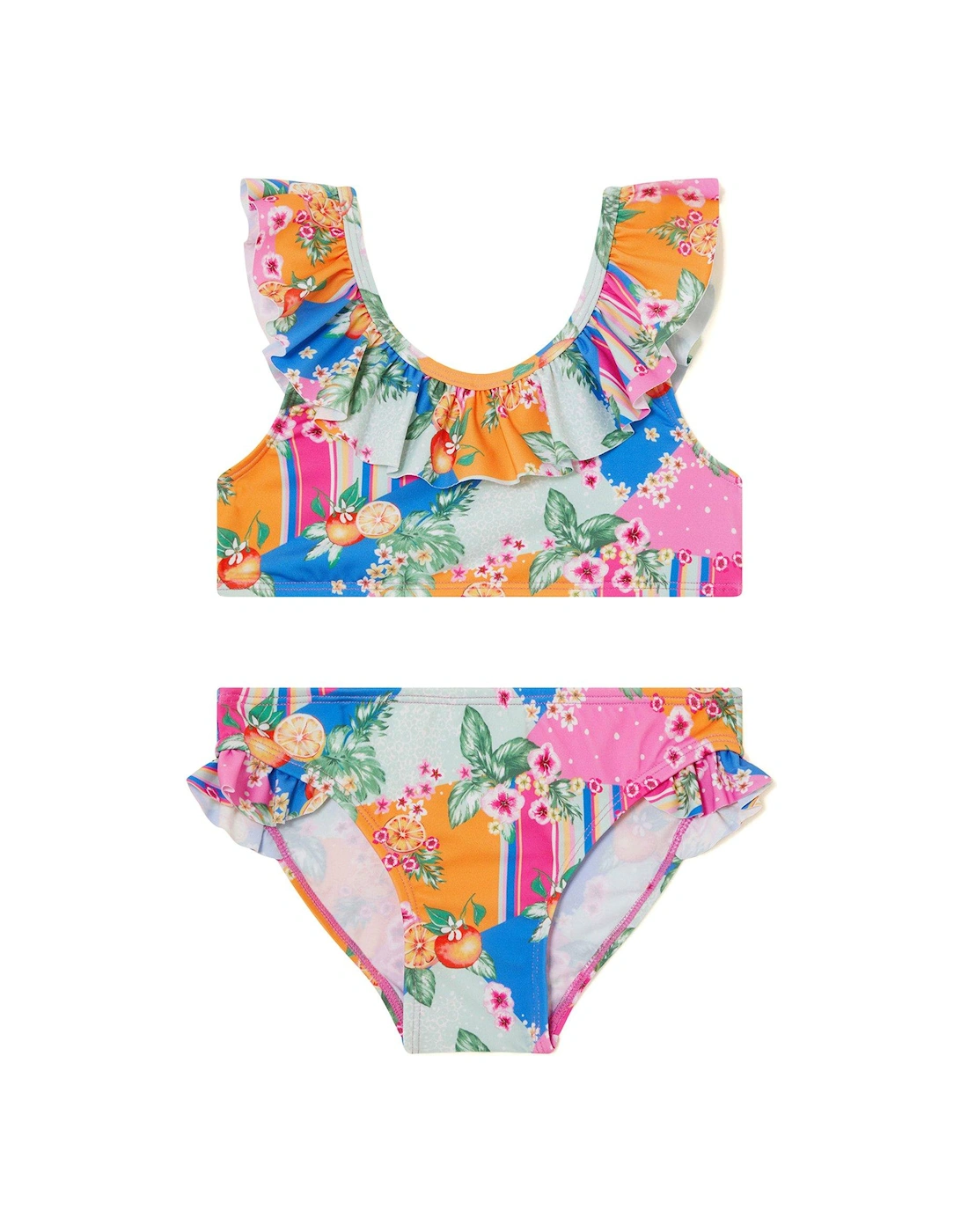 Girls Fruit Spliced Bikini - Multi, 2 of 1