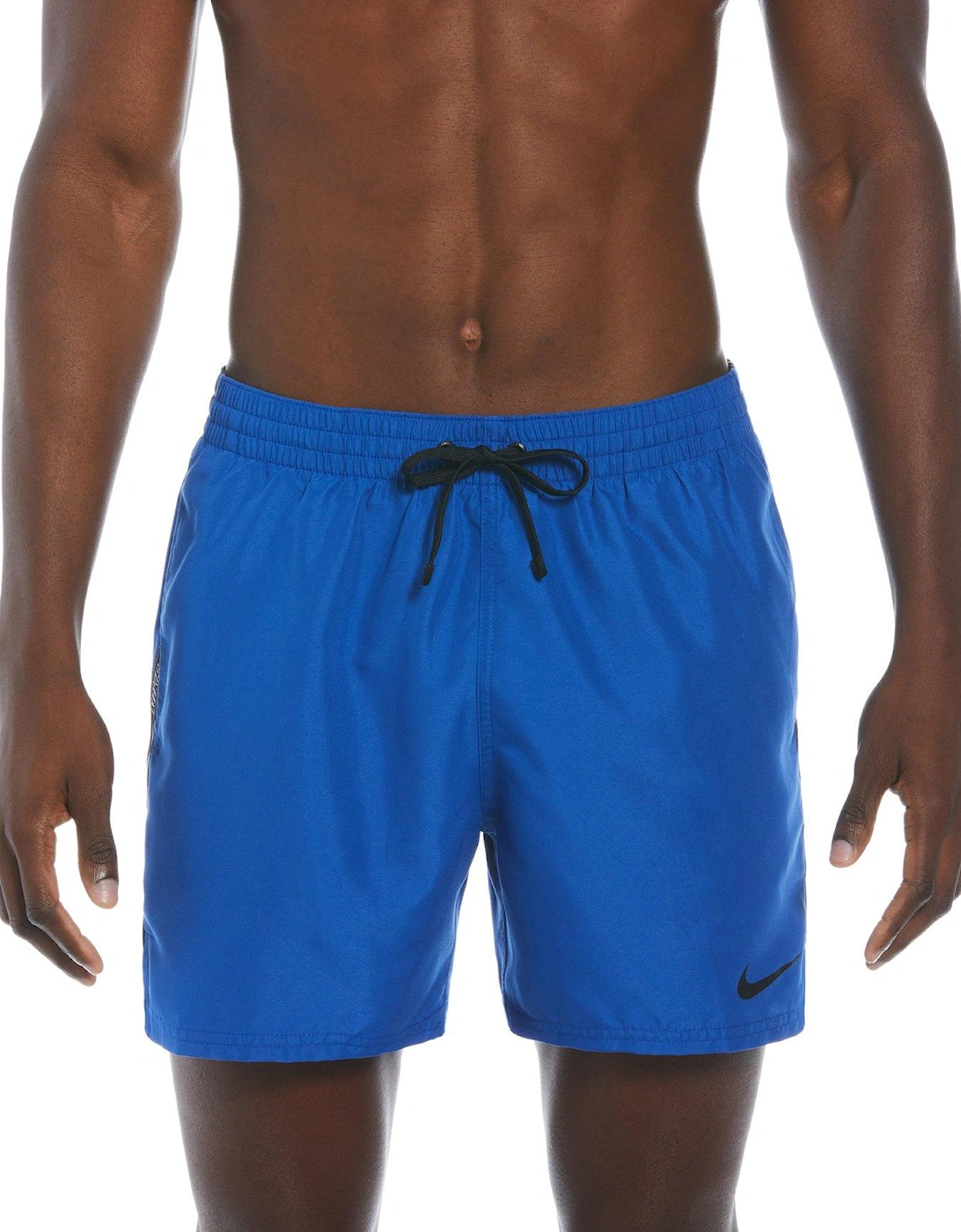 Men's Logo Tape Lap 5inch Volley Short-blue, 7 of 6