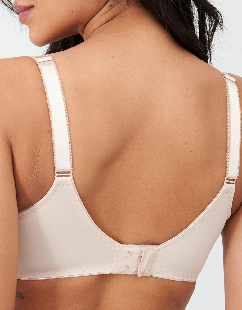Illusion Side Support Bra - Nude