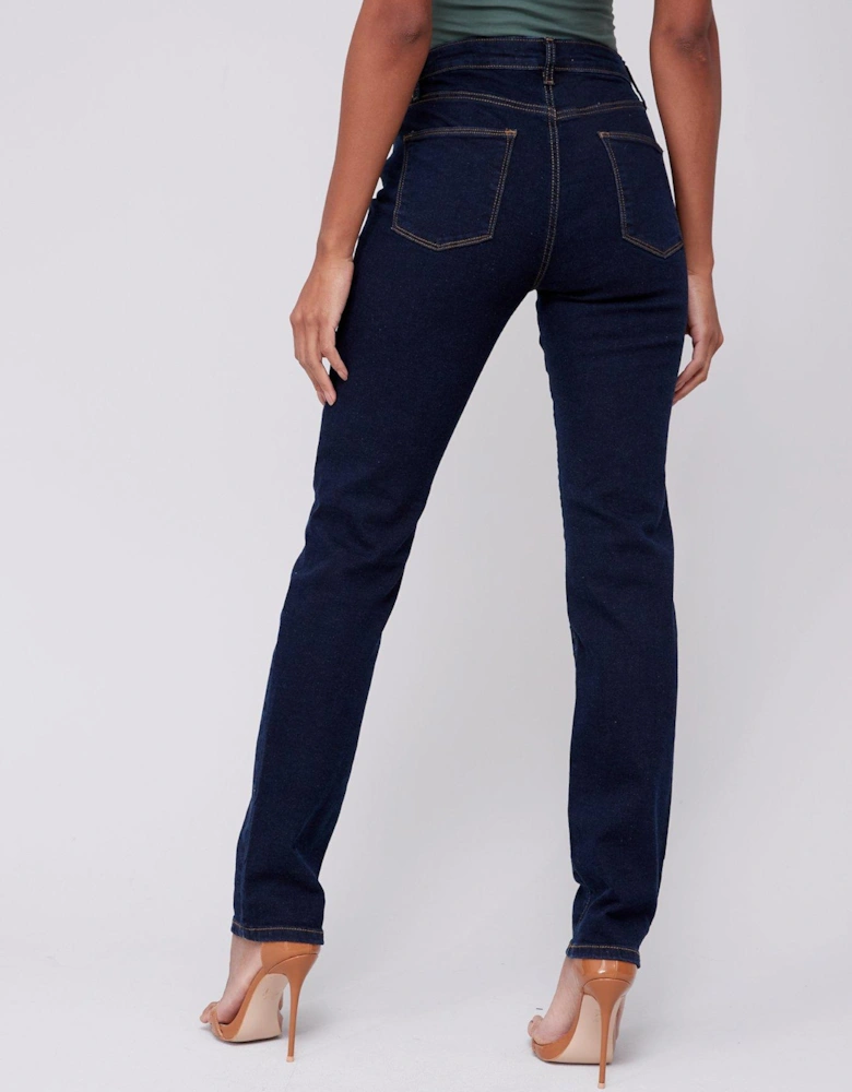 Isabelle High Rise Slim Jean - Rinse Blue