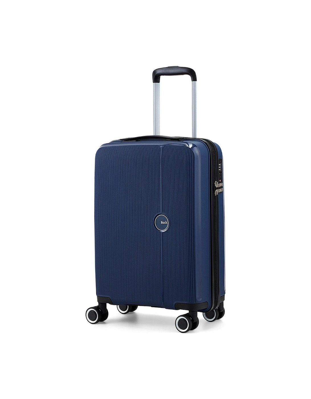 Hudson 8 Wheel PP Hardshell Small Cabin Suitcase - Navy, 2 of 1