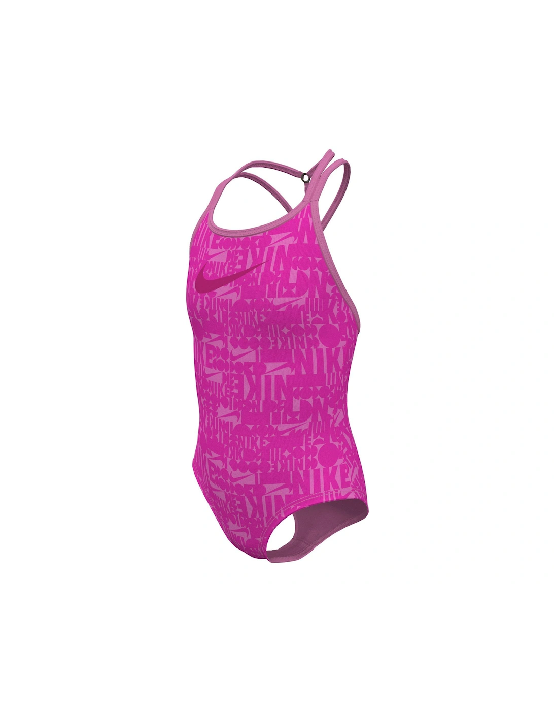 Retro Flow Girl's T-crossback One Piece-pink, 4 of 3