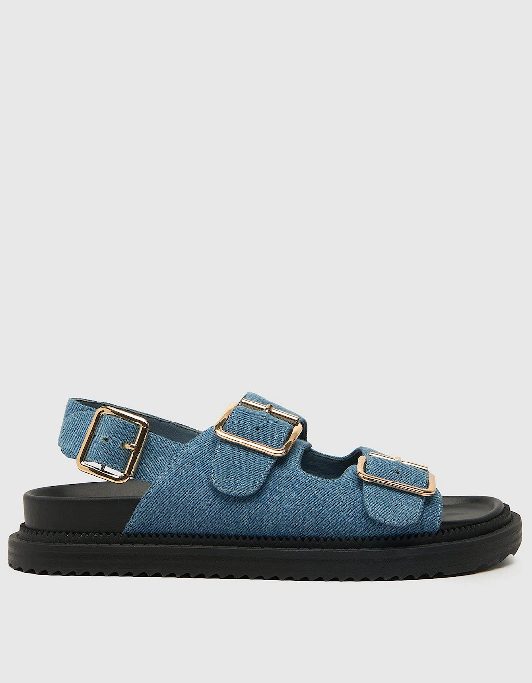 Talbot Double Buckle Sling Back Sandal - Blue, 2 of 1