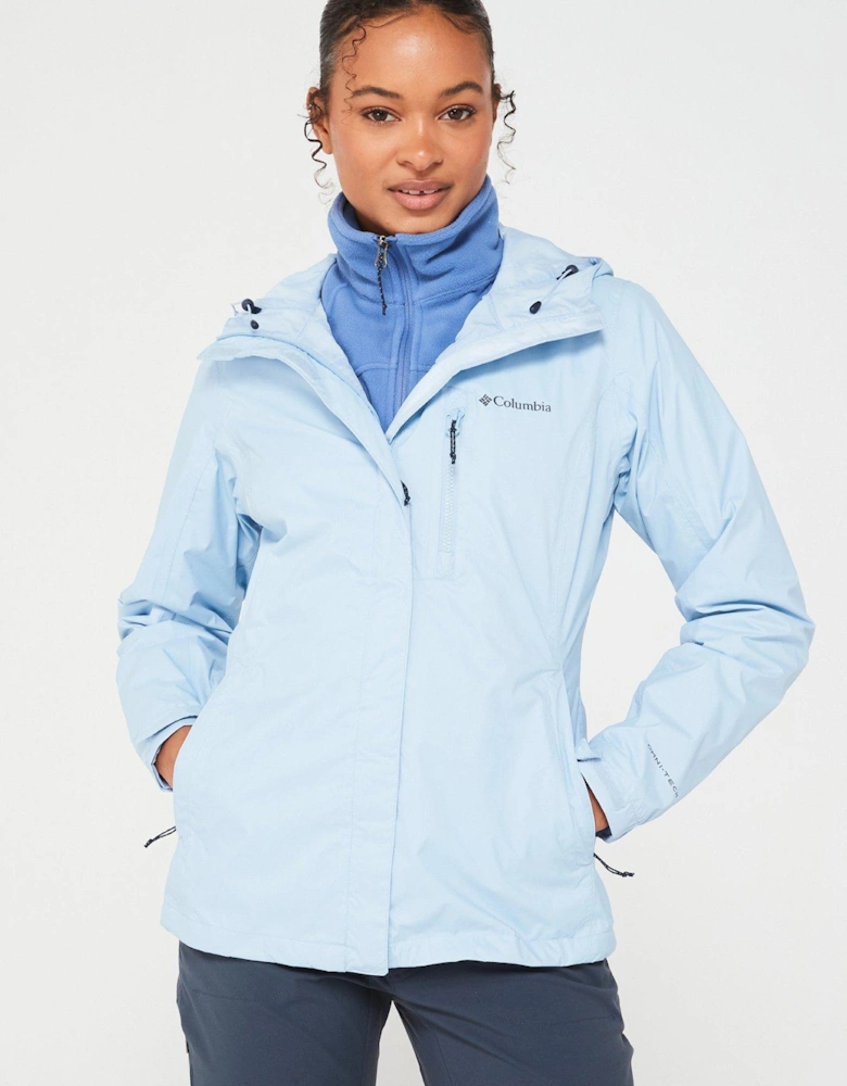 Womens Pouring Adventure Jacket - Blue