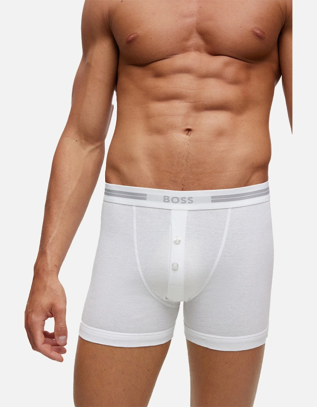 Original Button-Fly Boxer Trunk, White