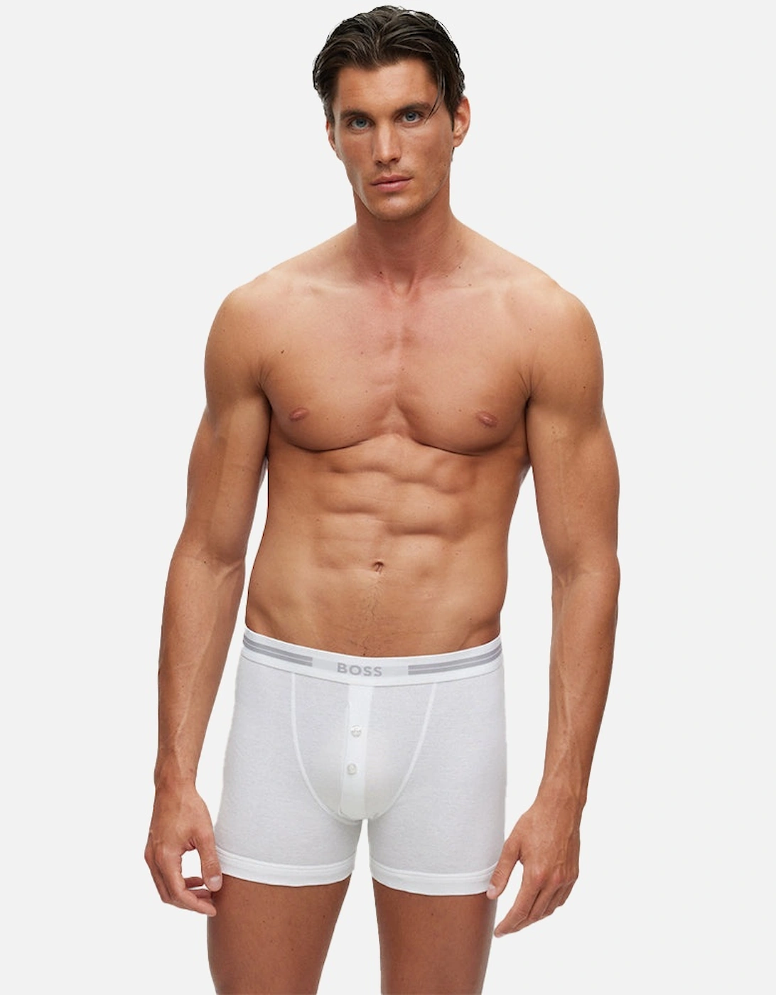 Original Button-Fly Boxer Trunk, White