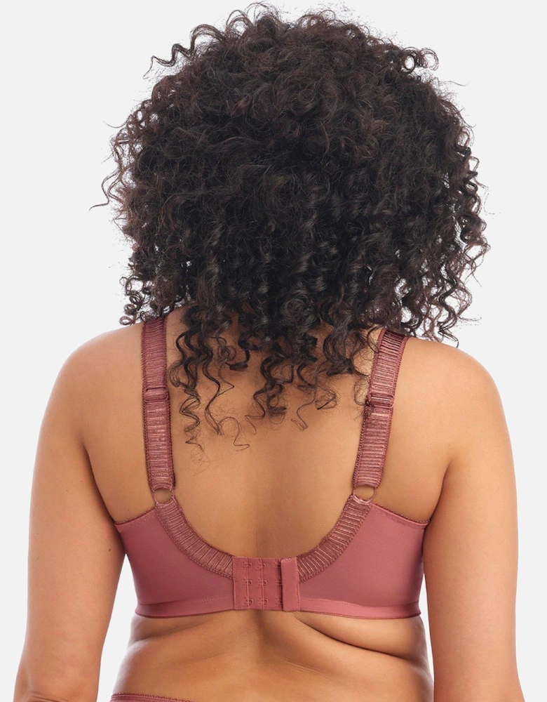 Cate Underwired Support Bra - Rosewood