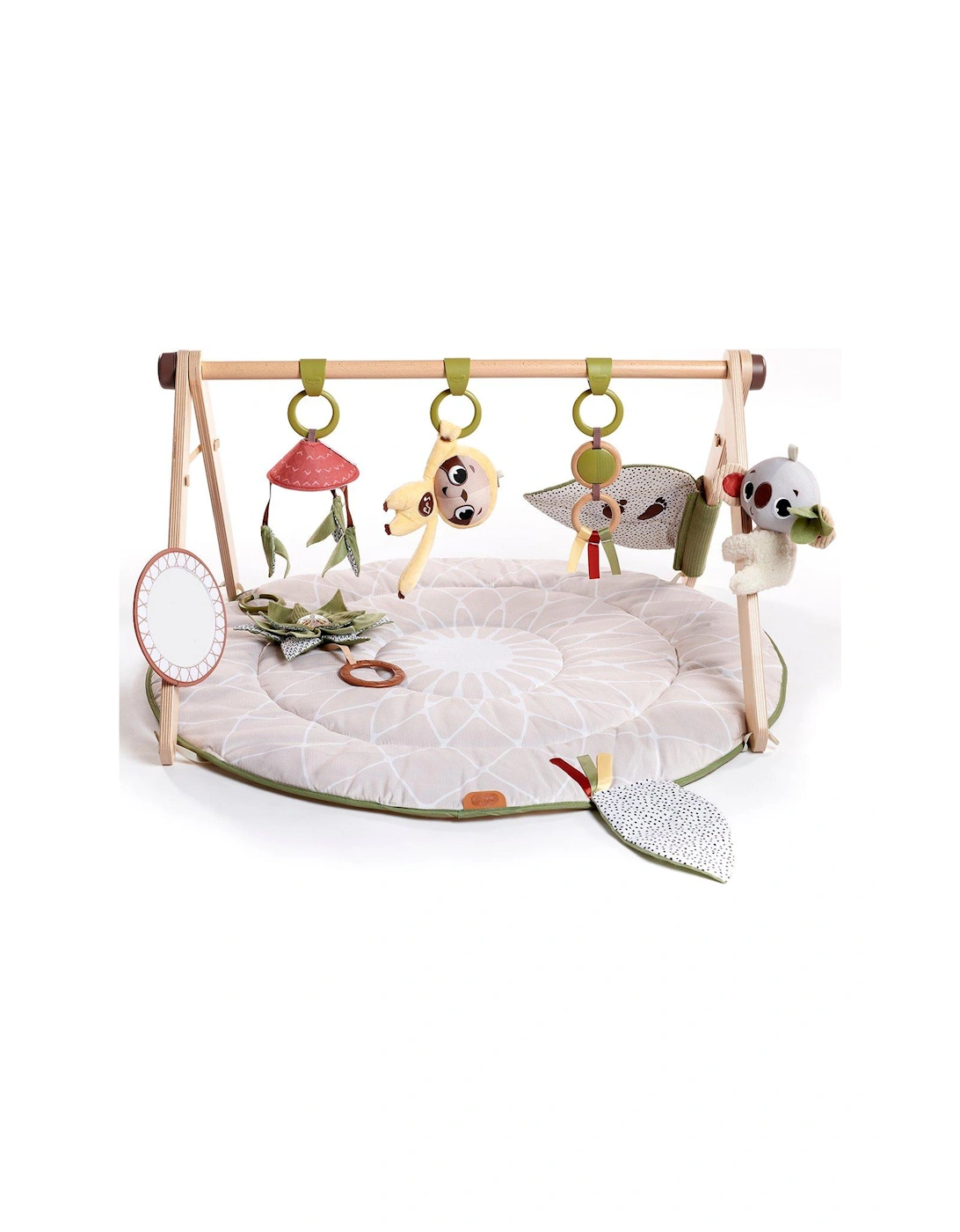 Boho Chic Luxe Developmental Gymini Activity Mat with Wooden Toy Arch, 2 of 1