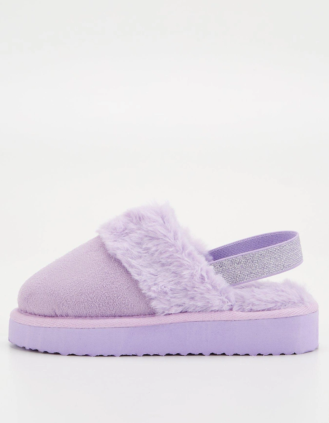Girls Mule Slipper With Elastic Strap, 7 of 6