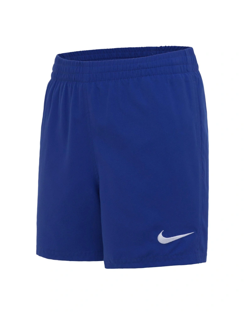 Essential Lap Boy's Core 4inch Volley Swim Shorts - Blue