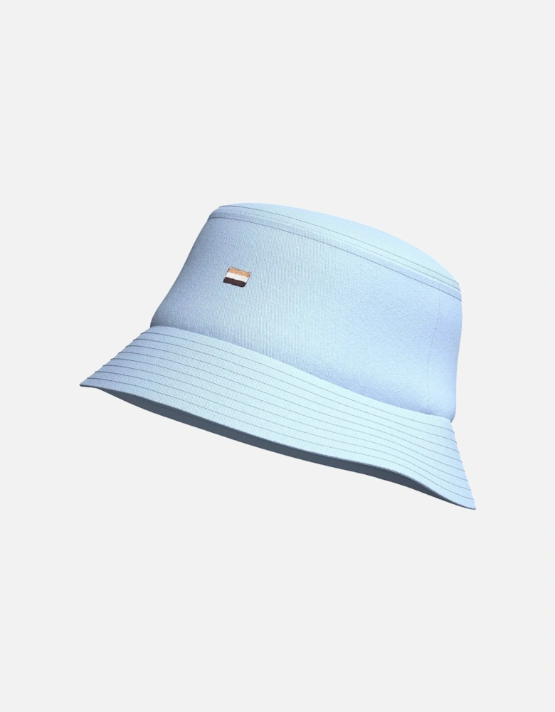 Black Saul Flag Bucket Hat, Light Blue
