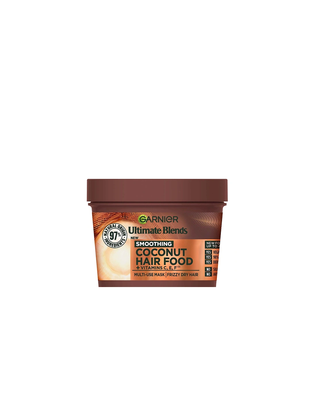Ultimate Blends Hair Food Coconut Oil 3-in-1 Frizzy Hair Mask Treatment 390ml - Garnier, 2 of 1