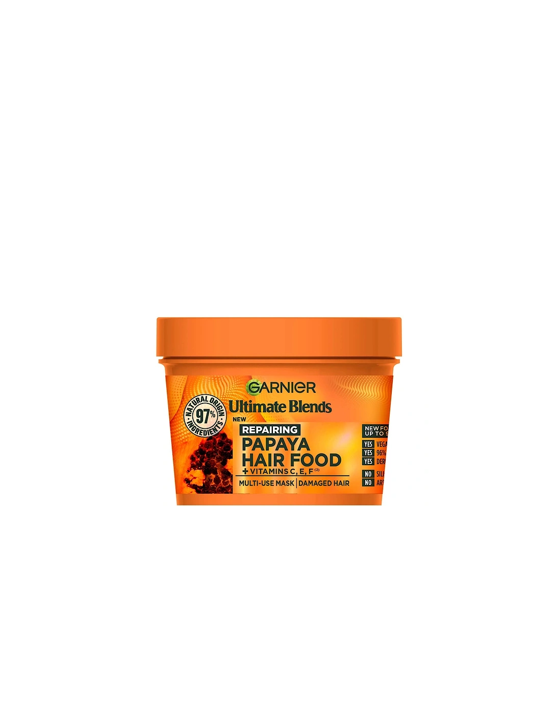 Ultimate Blends Hair Food Papaya 3-in-1 Damaged Hair Mask Treatment 390ml, 2 of 1