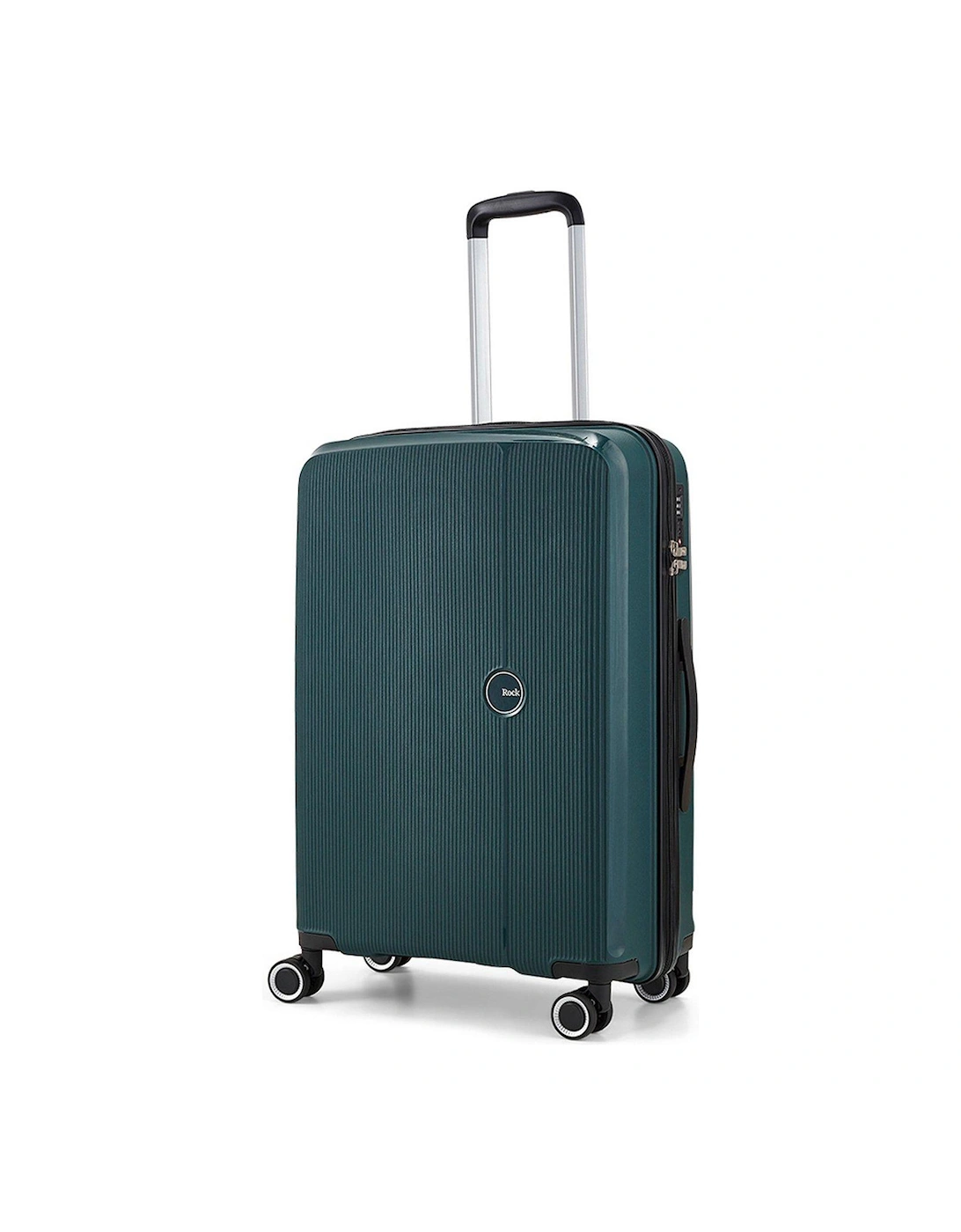 Hudson 8 Wheel PP Hardshell Medium Suitcase - Dark Green, 2 of 1