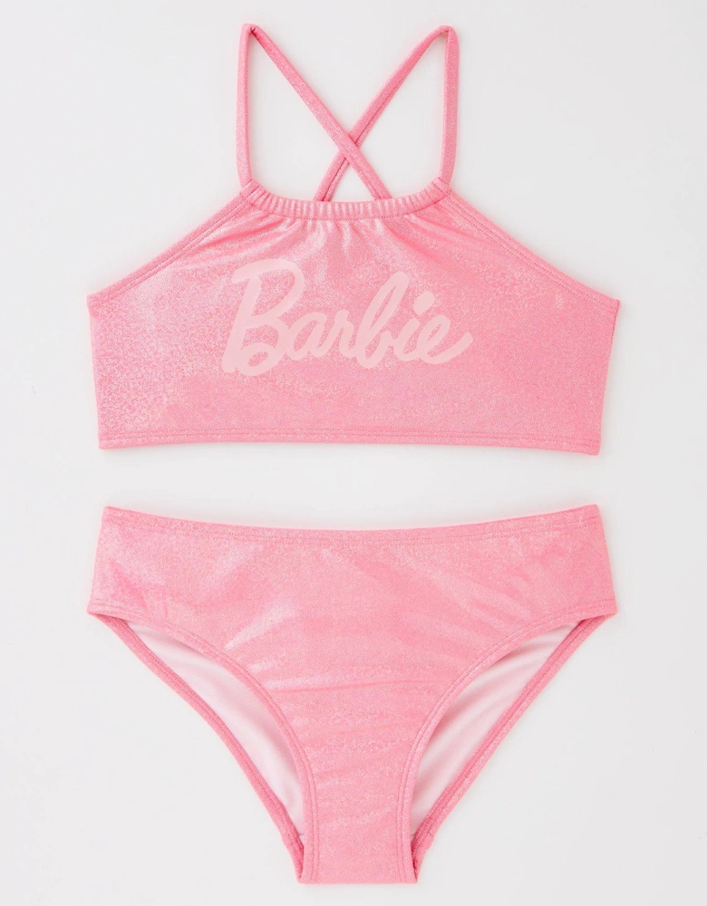 2 Piece Pink Shimmer Bikini