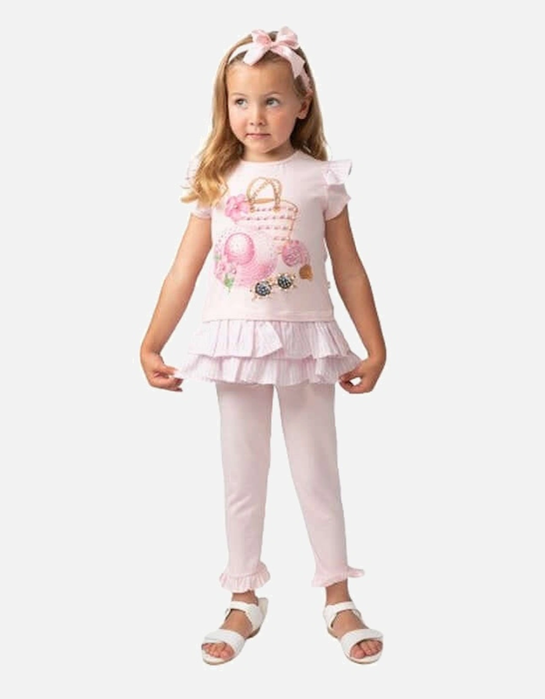 Baby Girls Pink Holiday Essentials Legging Set