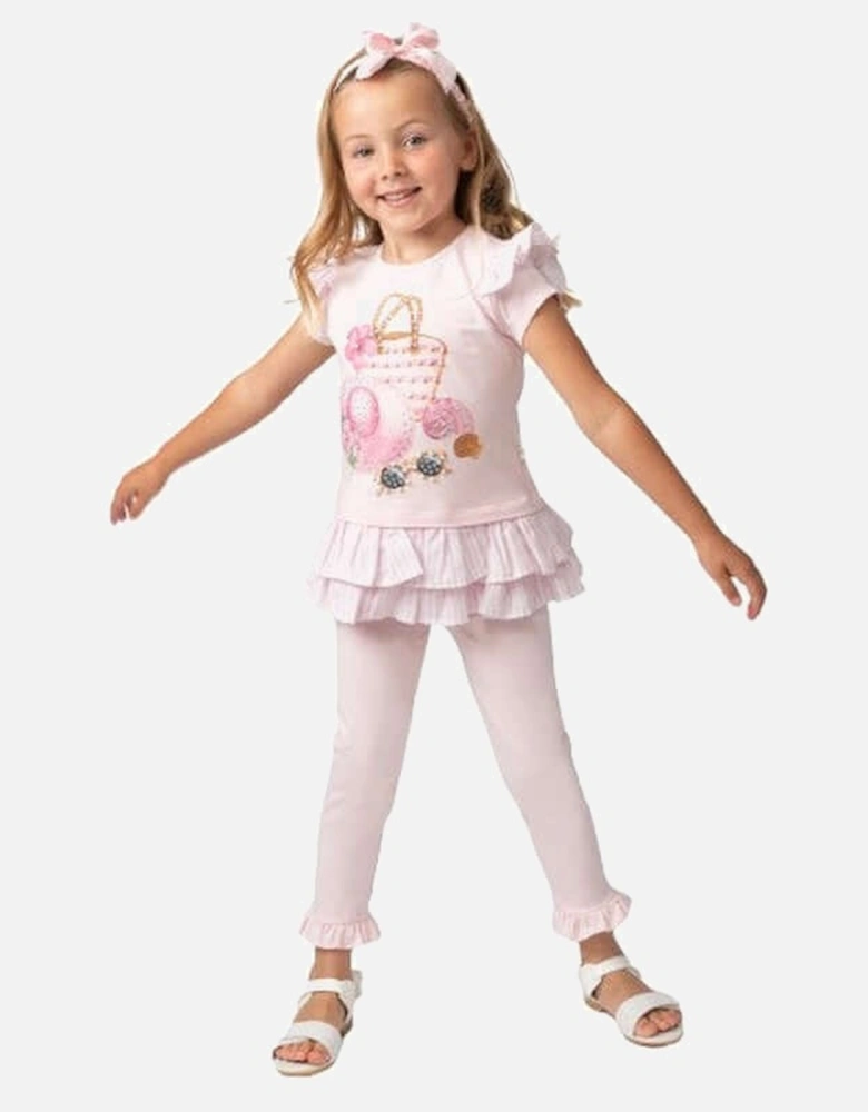 Baby Girls Pink Holiday Essentials Legging Set