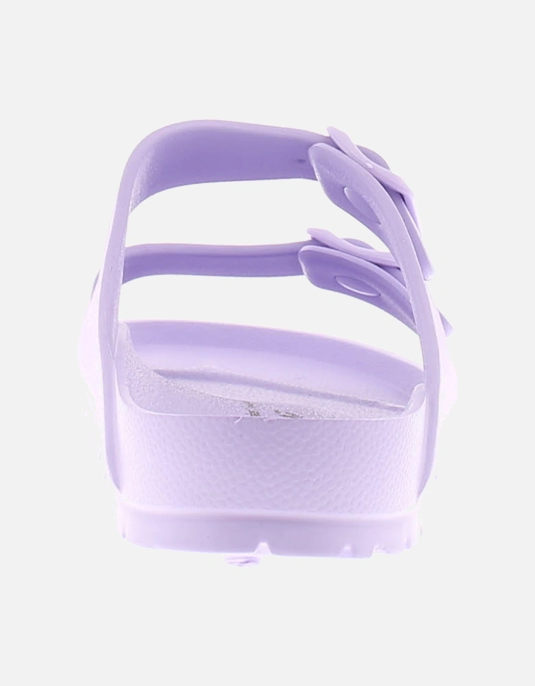 Womens Sandals Flat Lorna Slip On lilac UK Size