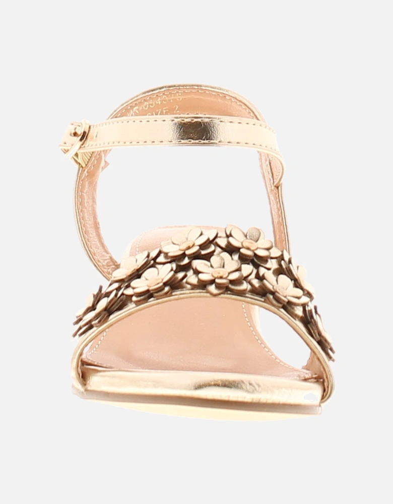 Girls Sandals Younger Strappy Abby gold UK Size