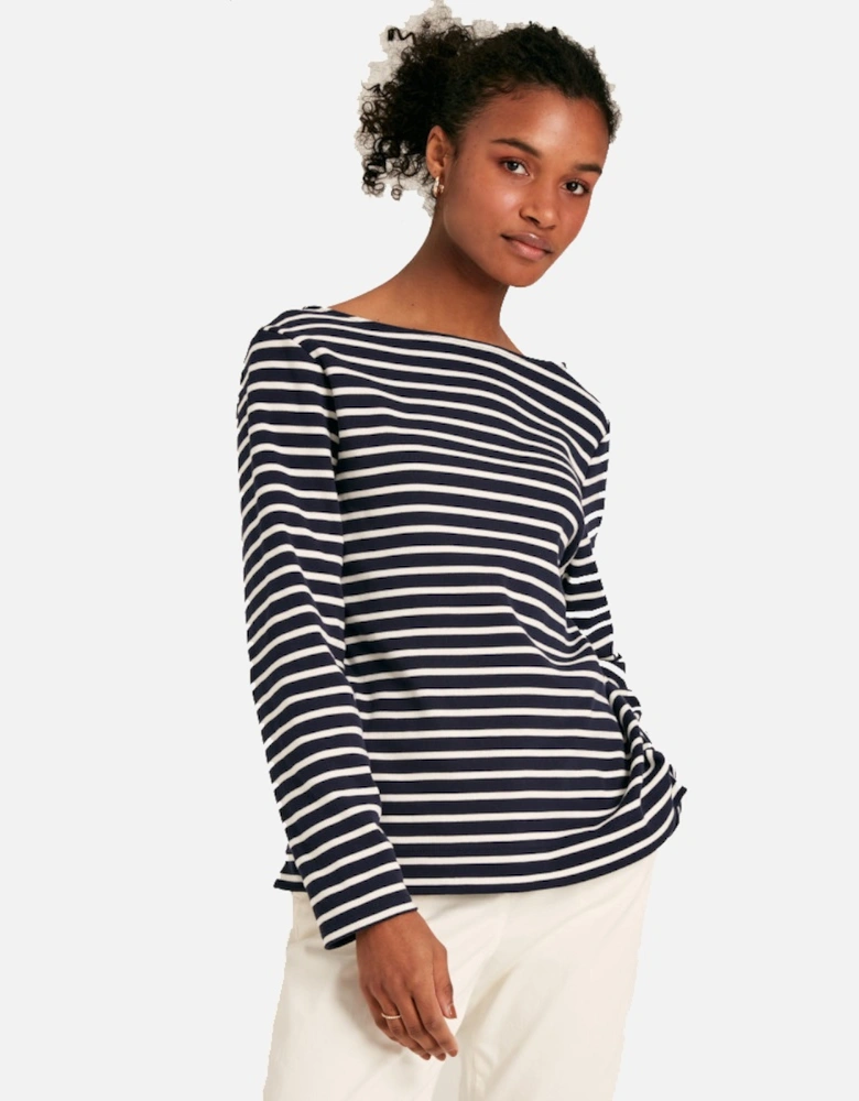 Womens Harbour Cotton Long Sleeved Top