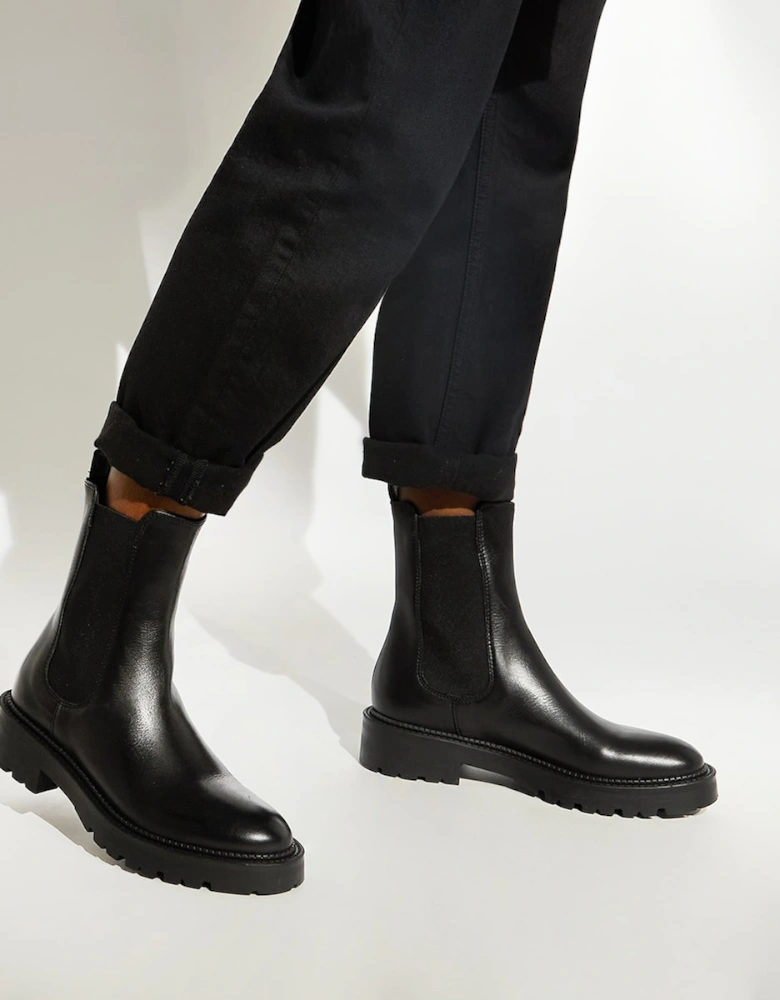 Ladies Picture - Leather Cleated Biker Boots