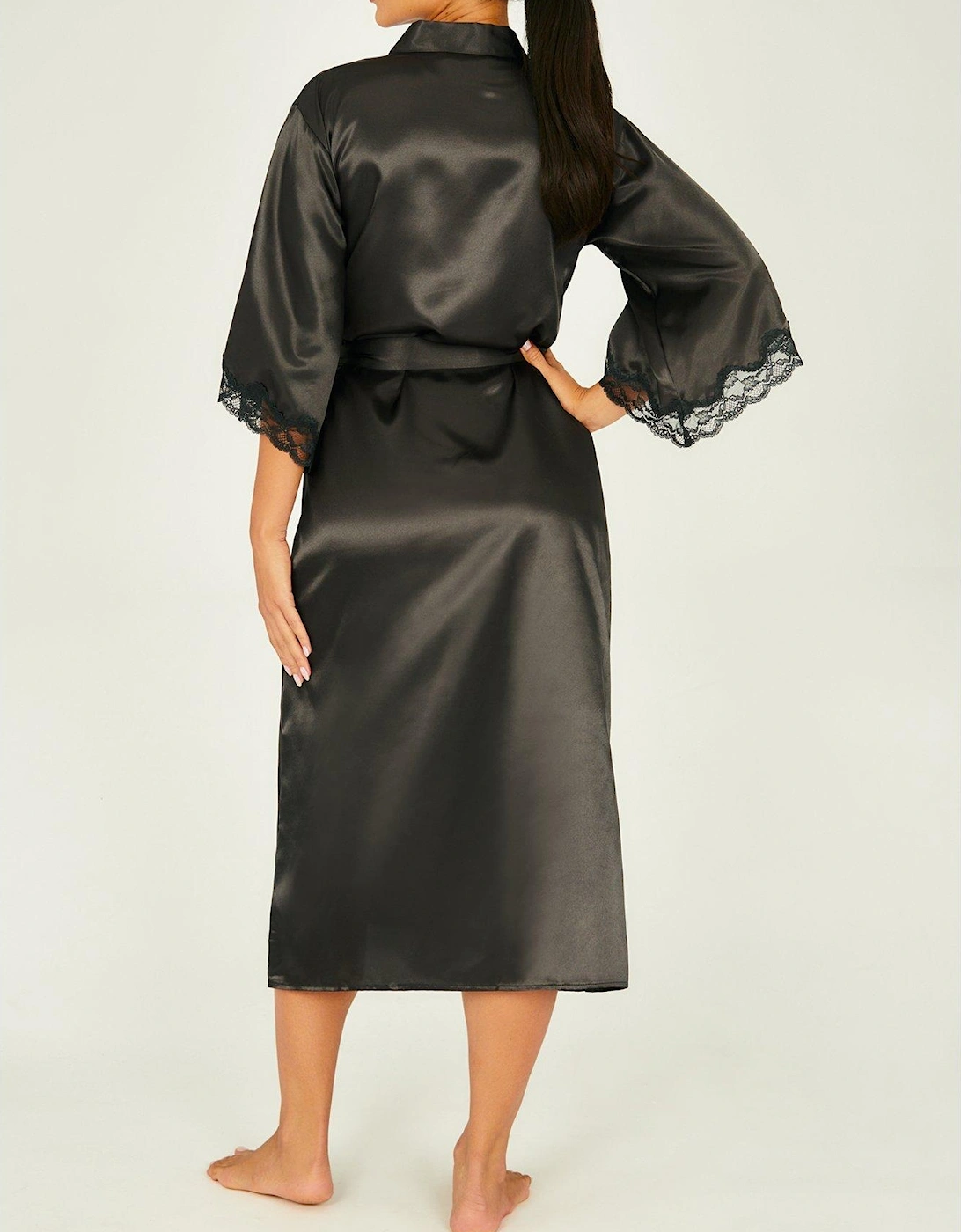 Amelia Midi Robe - Black