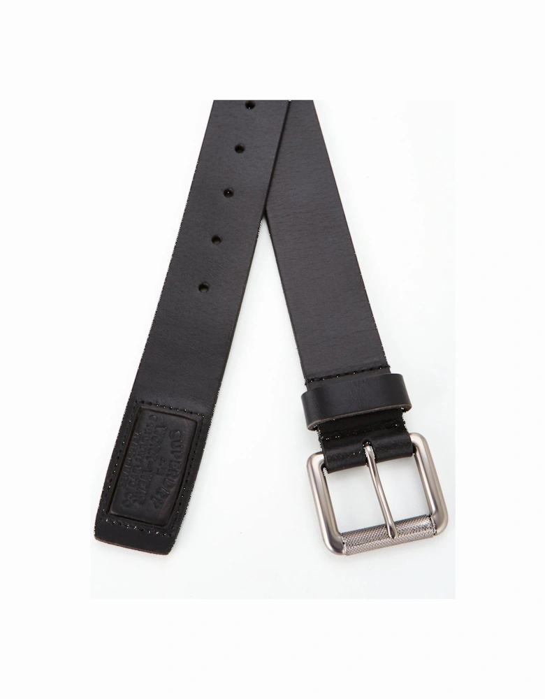Badgeman Leather Belt - Black