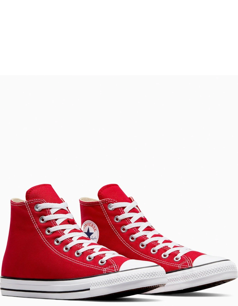 Unisex Hi Top Trainers - Red