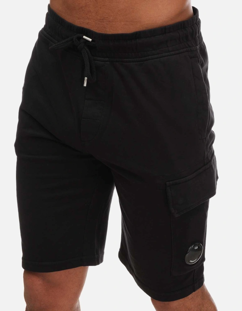 Mens Light Fleece Utility Shorts