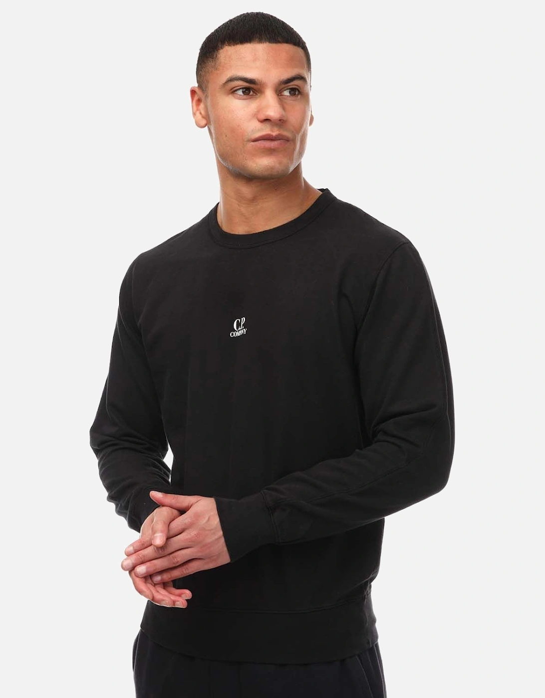 Mens Light Fleece Logo Sweatshirt, 5 of 4