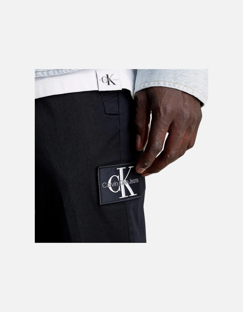 CKJ Skinny Monologo Badge Chino - CK Black