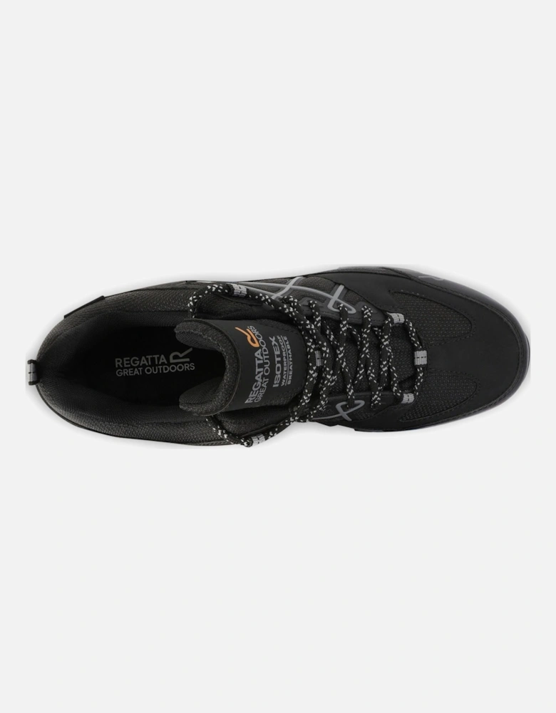 Mens Samaris III Waterproof Walking Shoes - Black/Granit