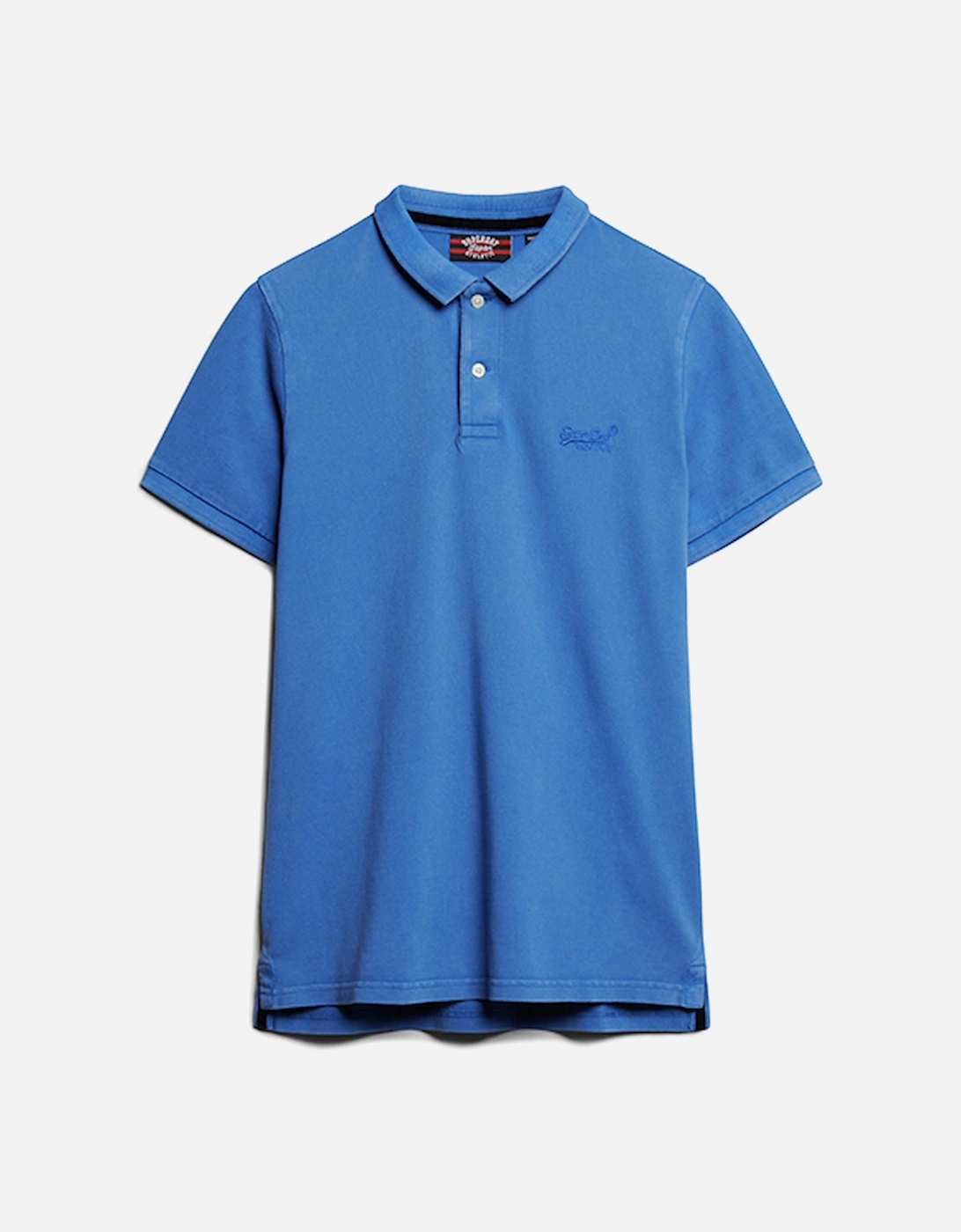 Men's Vintage Destroy Polo Monaco Blue