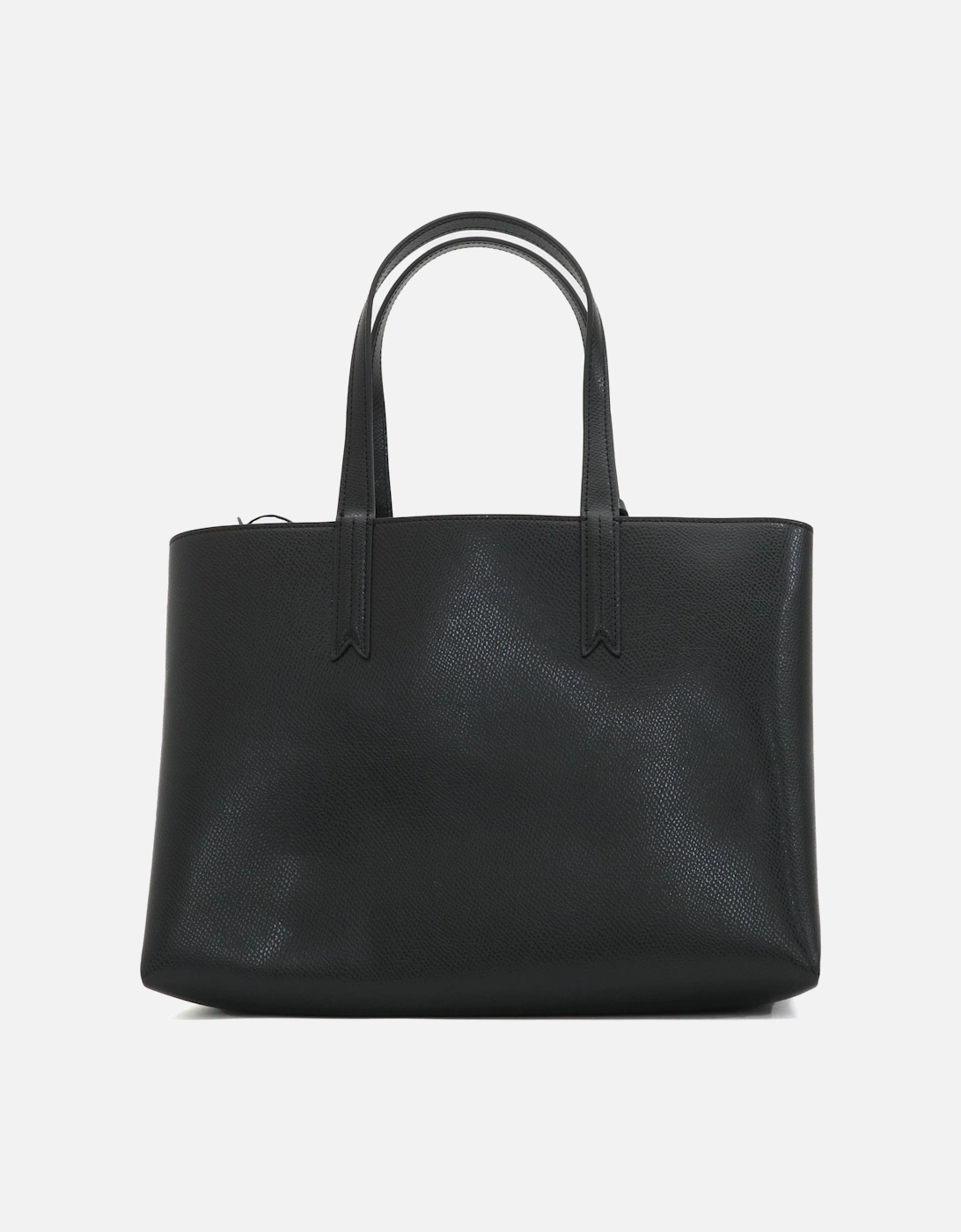 Small Logo Medium Black Shopper Bag