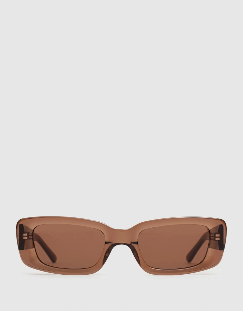 DMY Studios Transparent Rectangular Sunglasses