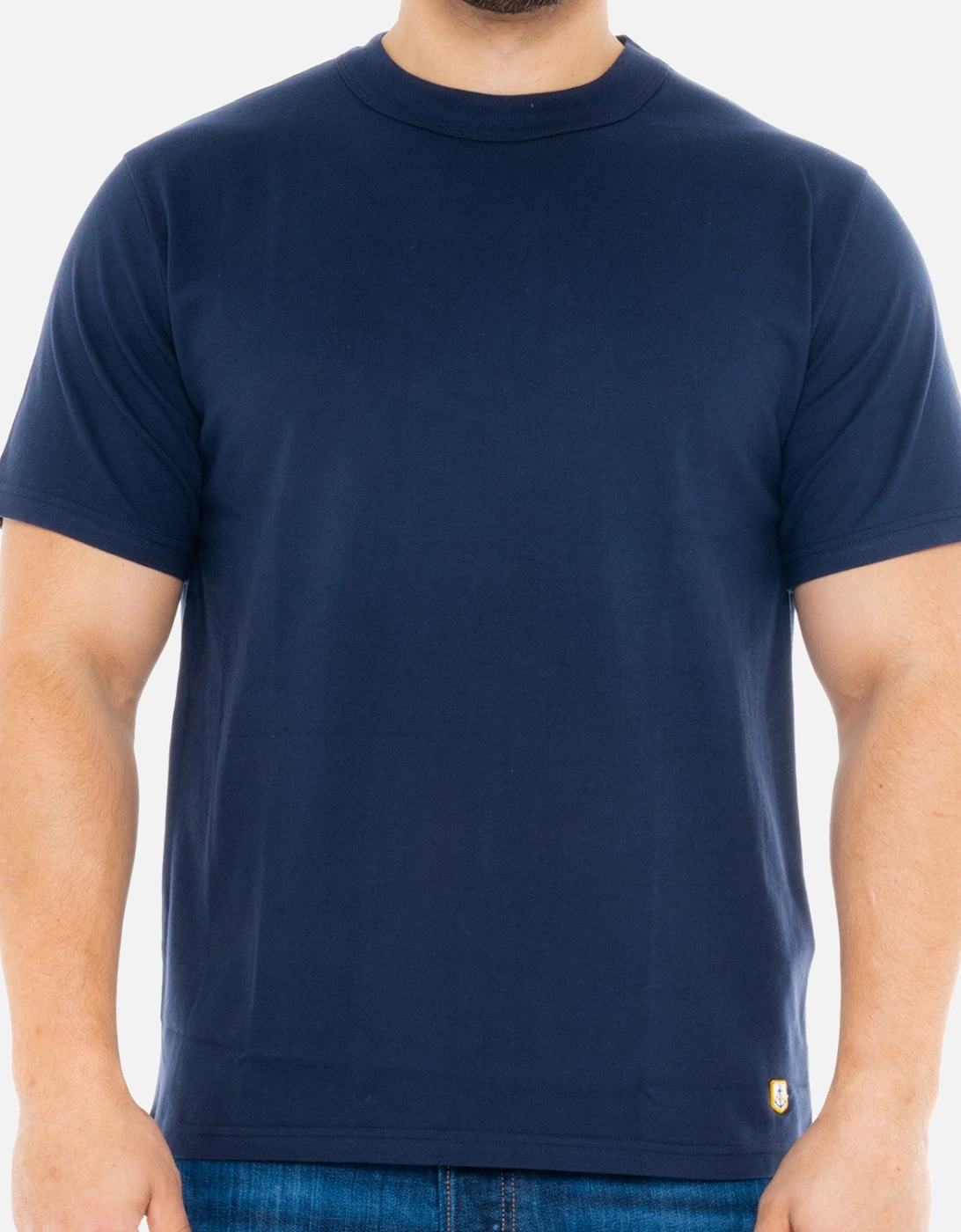 Armor Lux Mens Heritage Plain T-Shirt (Navy), 7 of 6