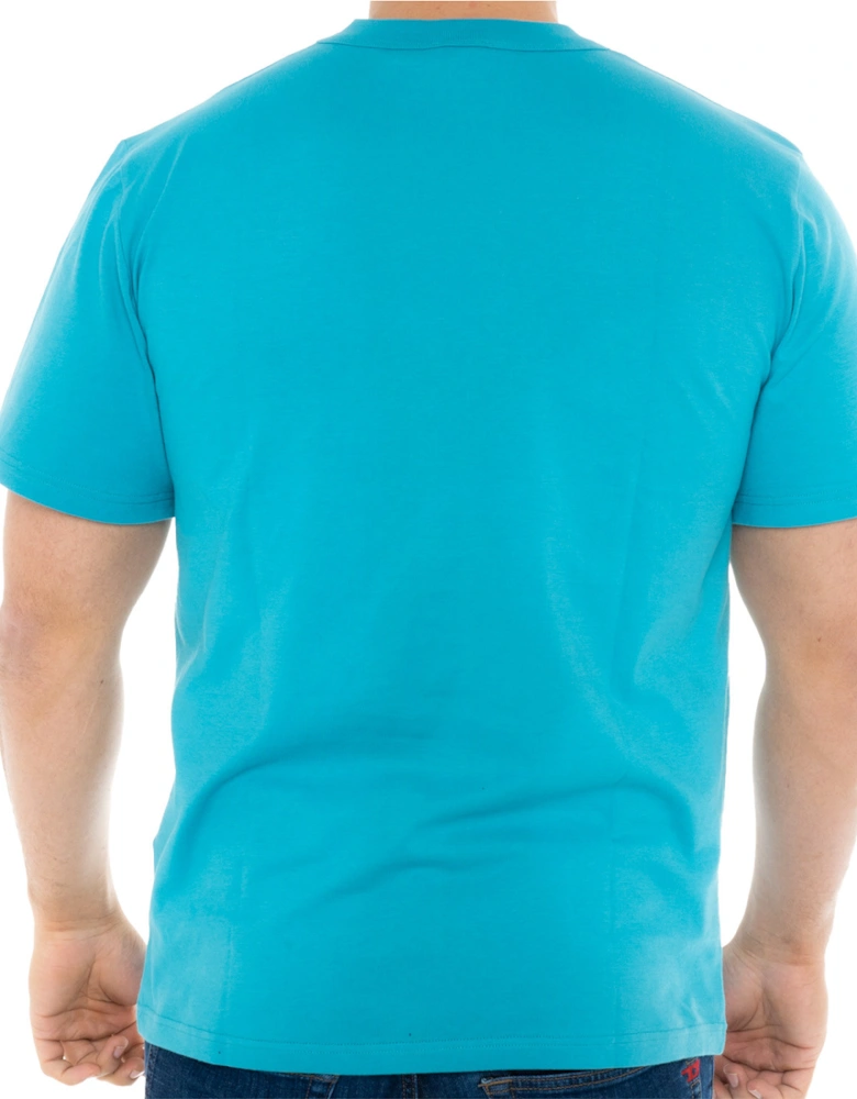 Armor Lux Mens Heritage Plain T-Shirt (Turquoise)