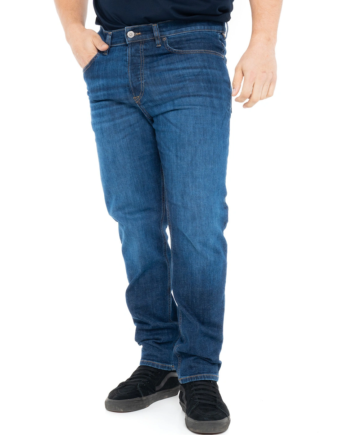 Mens 2005 D-Finning Tapered Jeans (Blue)