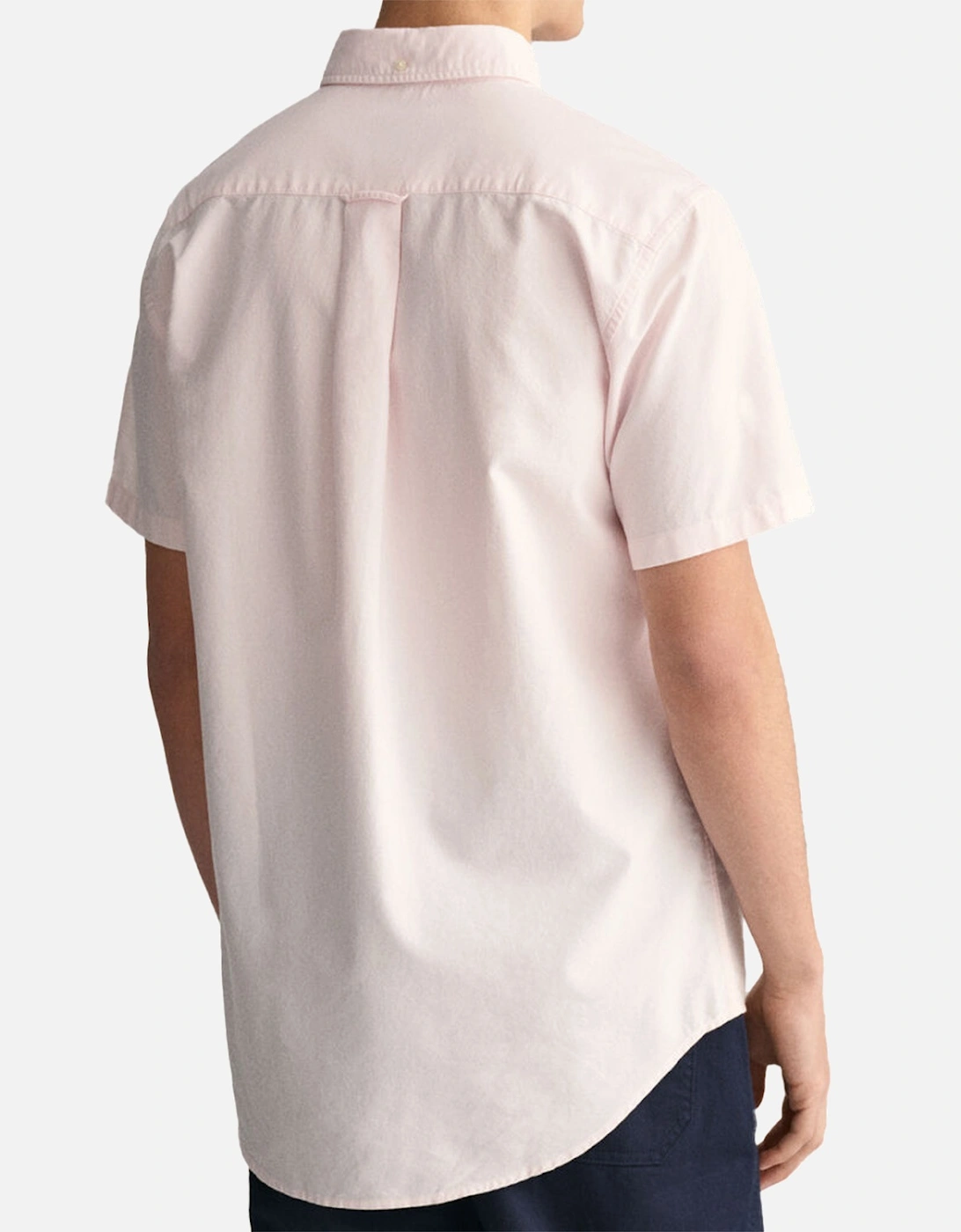 Mens Poplin S/S Shirt (Pink)