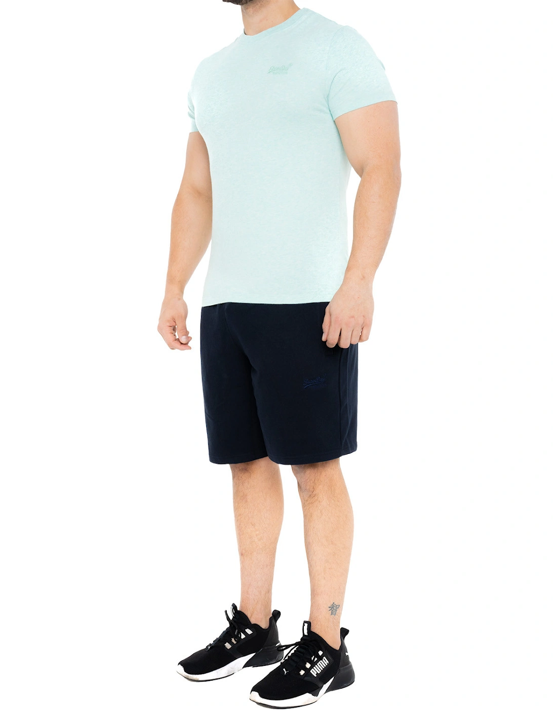 Mens Essential Logo Jersey Shorts (Eclipse)