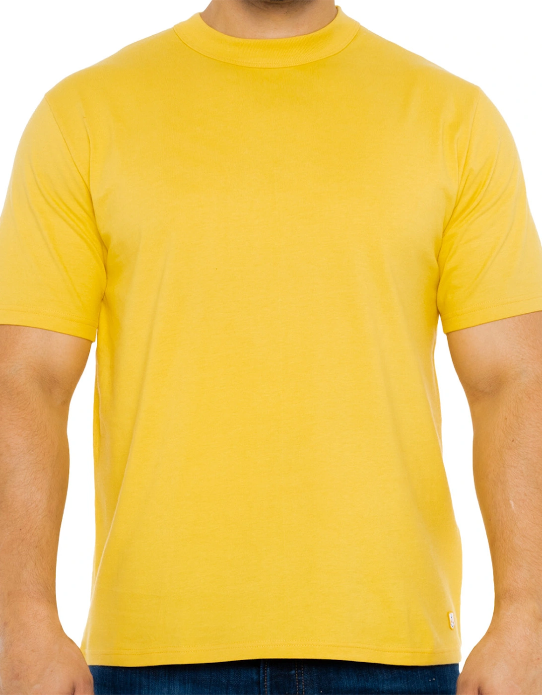Armor Lux Mens Heritage Plain T-Shirt (Yellow), 8 of 7