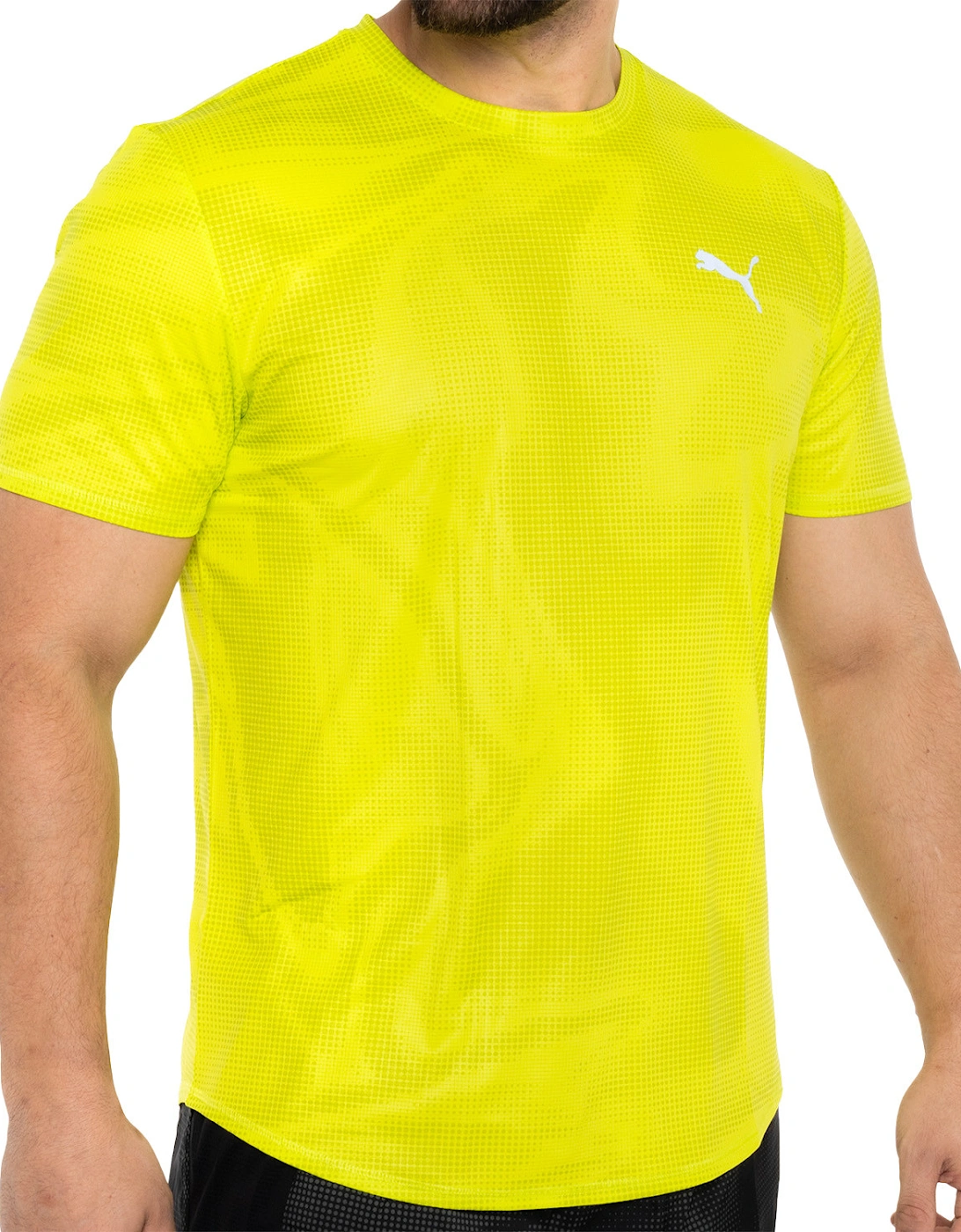 Mens Run Favorite AOP T-Shirt (Lime)