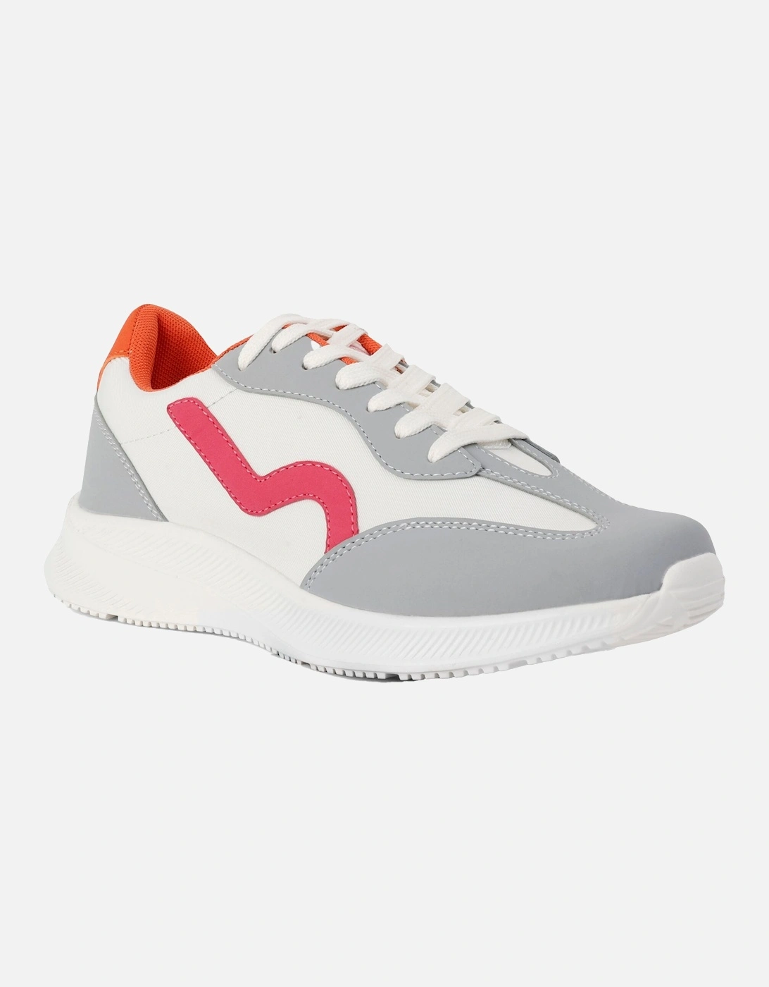 Womens/Ladies Marine Retro Trainers, 6 of 5