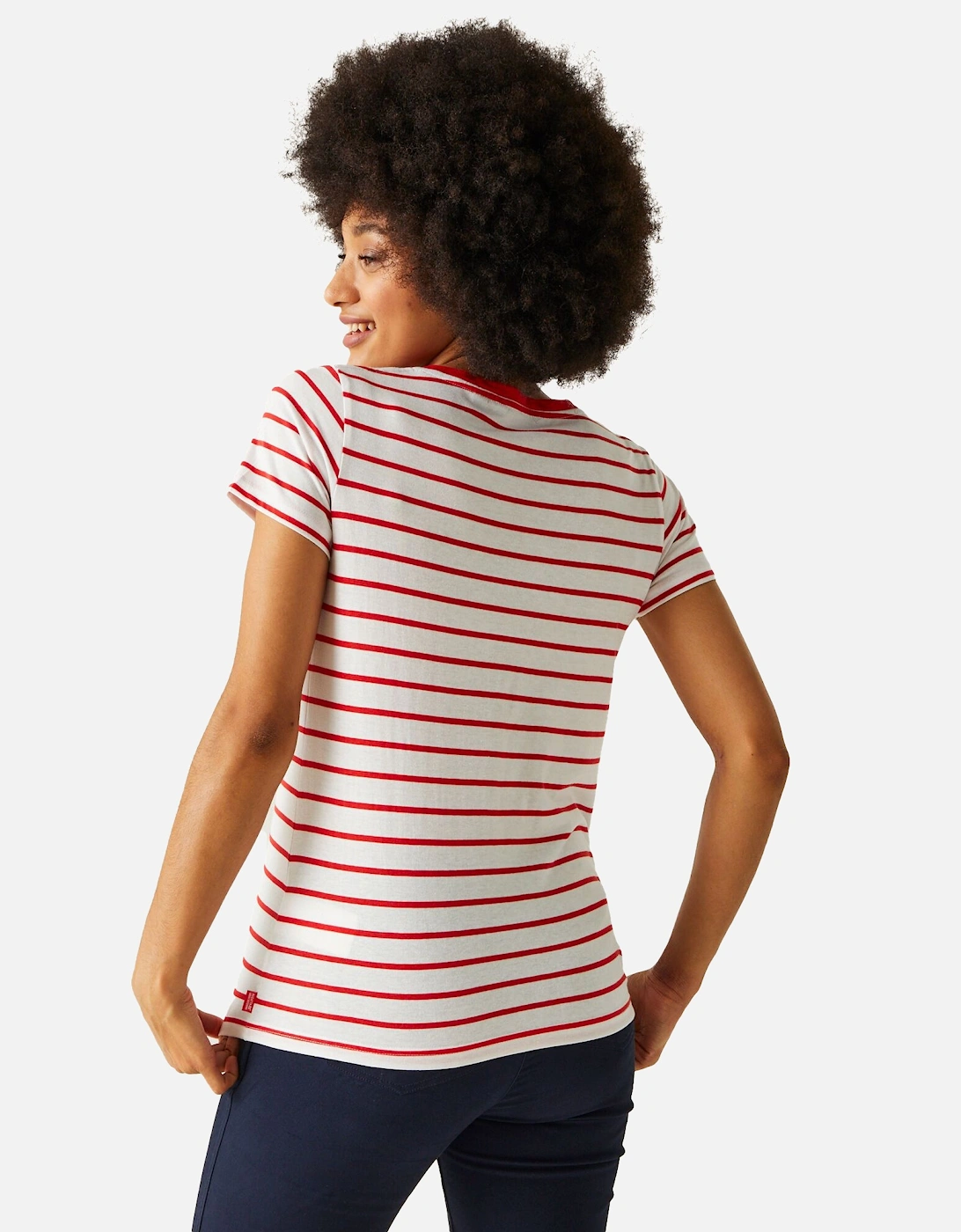 Womens/Ladies Filandra VIII Stripe T-Shirt