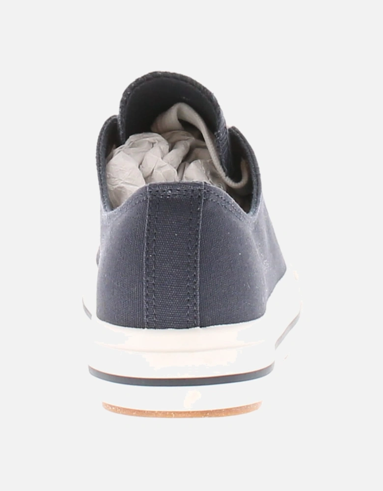 Younger Boys Pumps Canvas Shoes vinny navy UK Size
