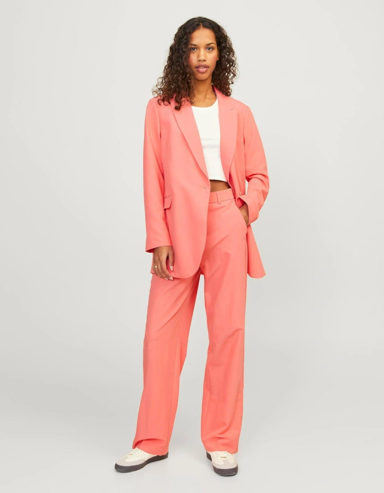 High Waisted Trouser - Peach