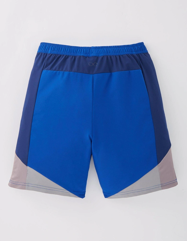 Boys Active Cut And Sew Shorts - Multi