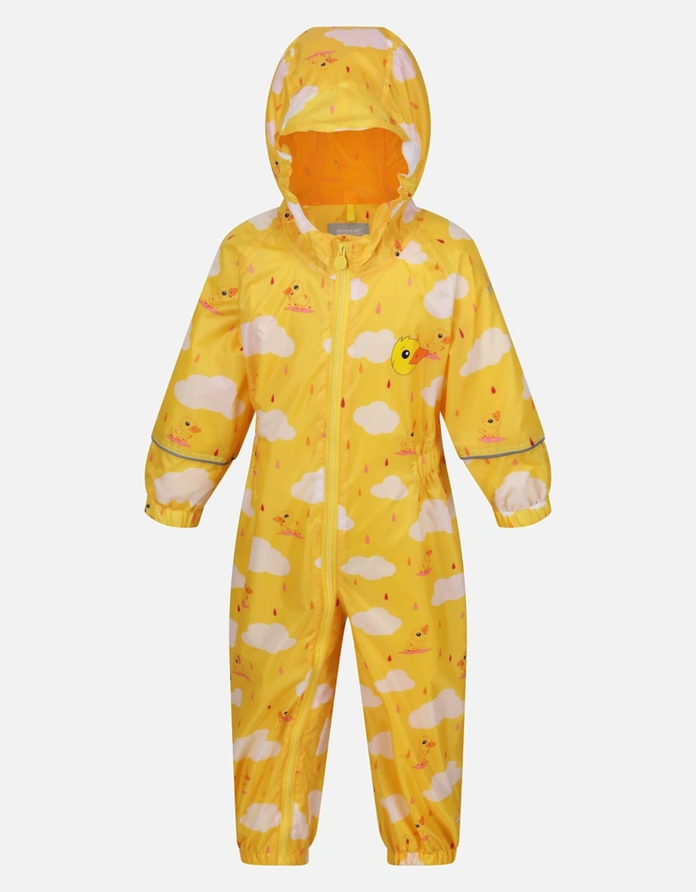 Childrens/Kids Pebbles The Duck Waterproof Puddle Suit